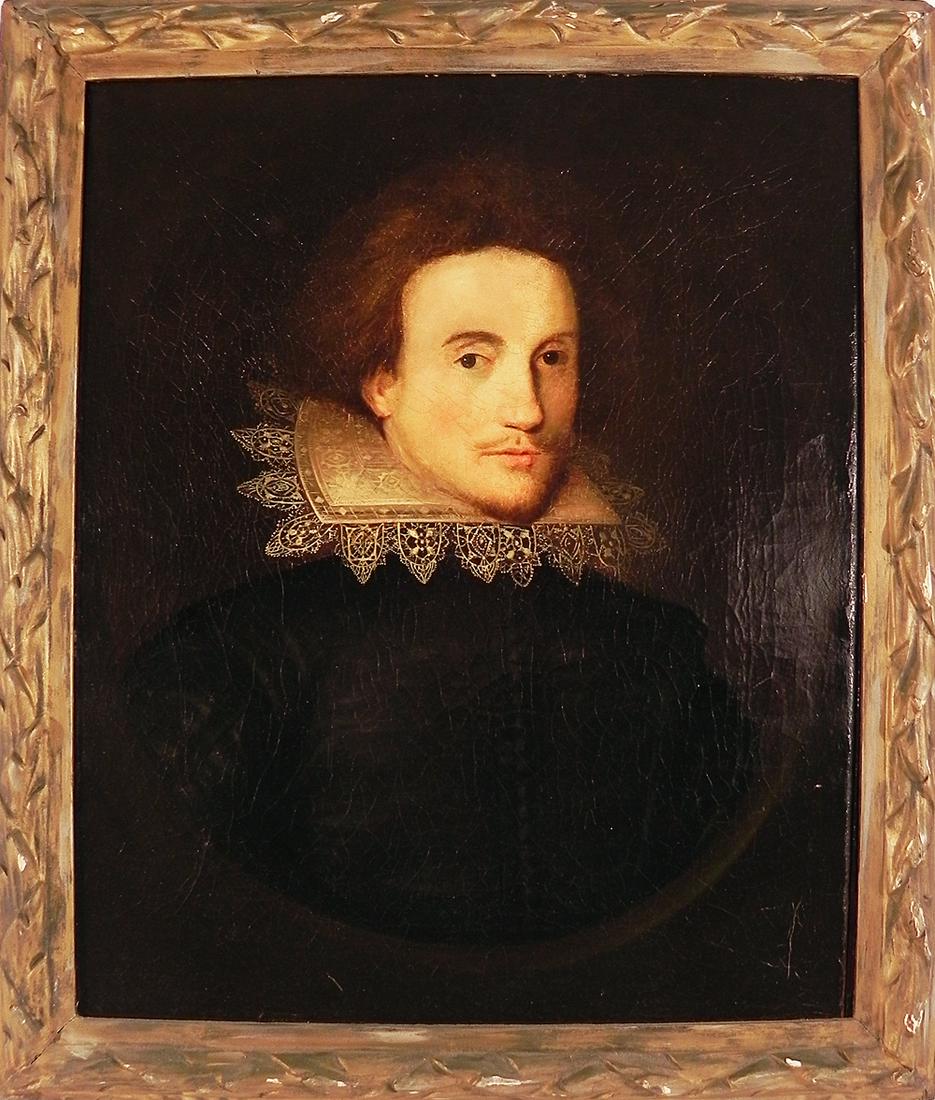 Continental School oil on canvas: Continental School oil on canvas, portrait of a gentleman, unsigned, sight size 25 1/2" x 21", frame size 29 1/2" x 25"