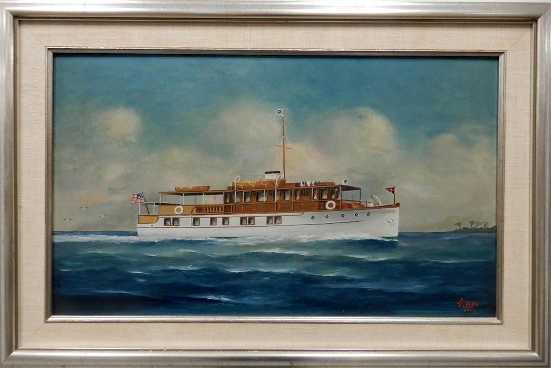 Joe Selby oil on board (1 of 2)