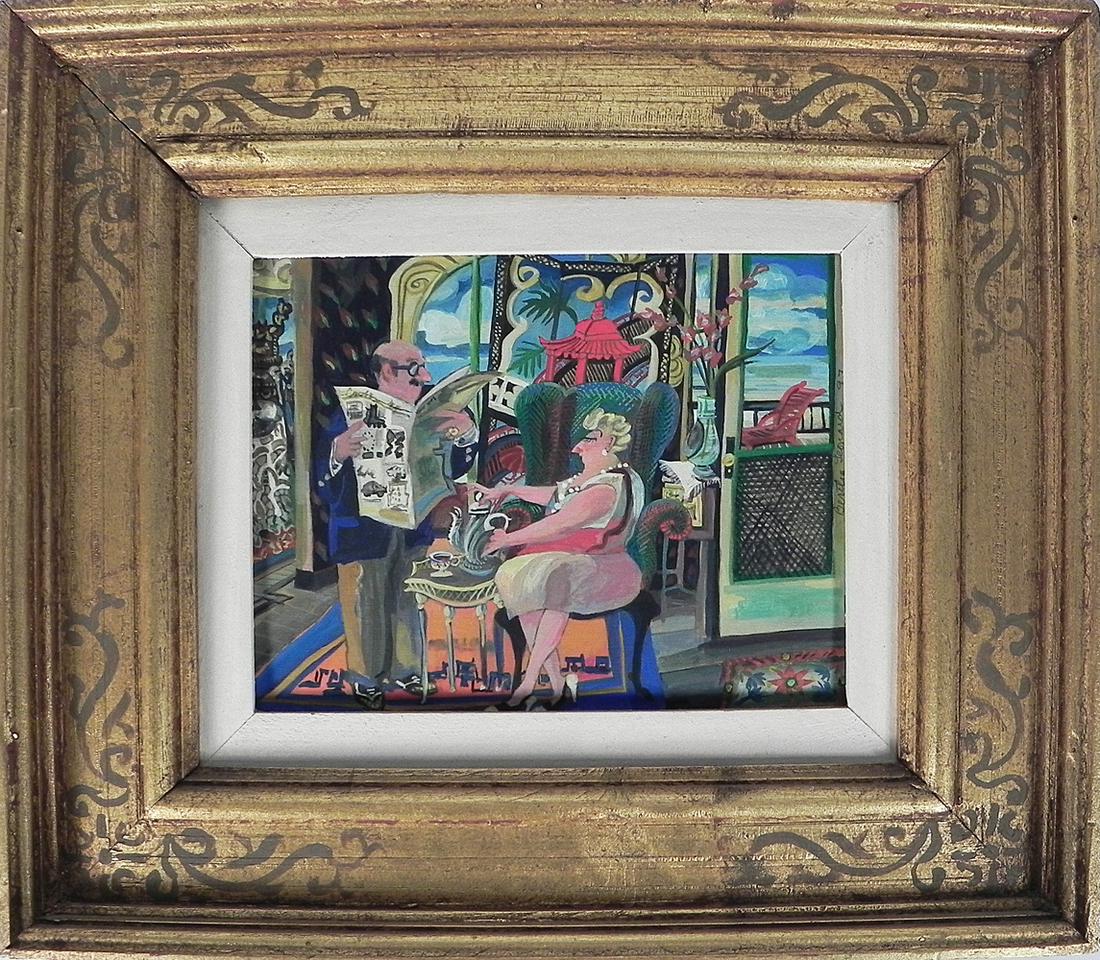 Bertha Leonard oil on board (1 of 2)