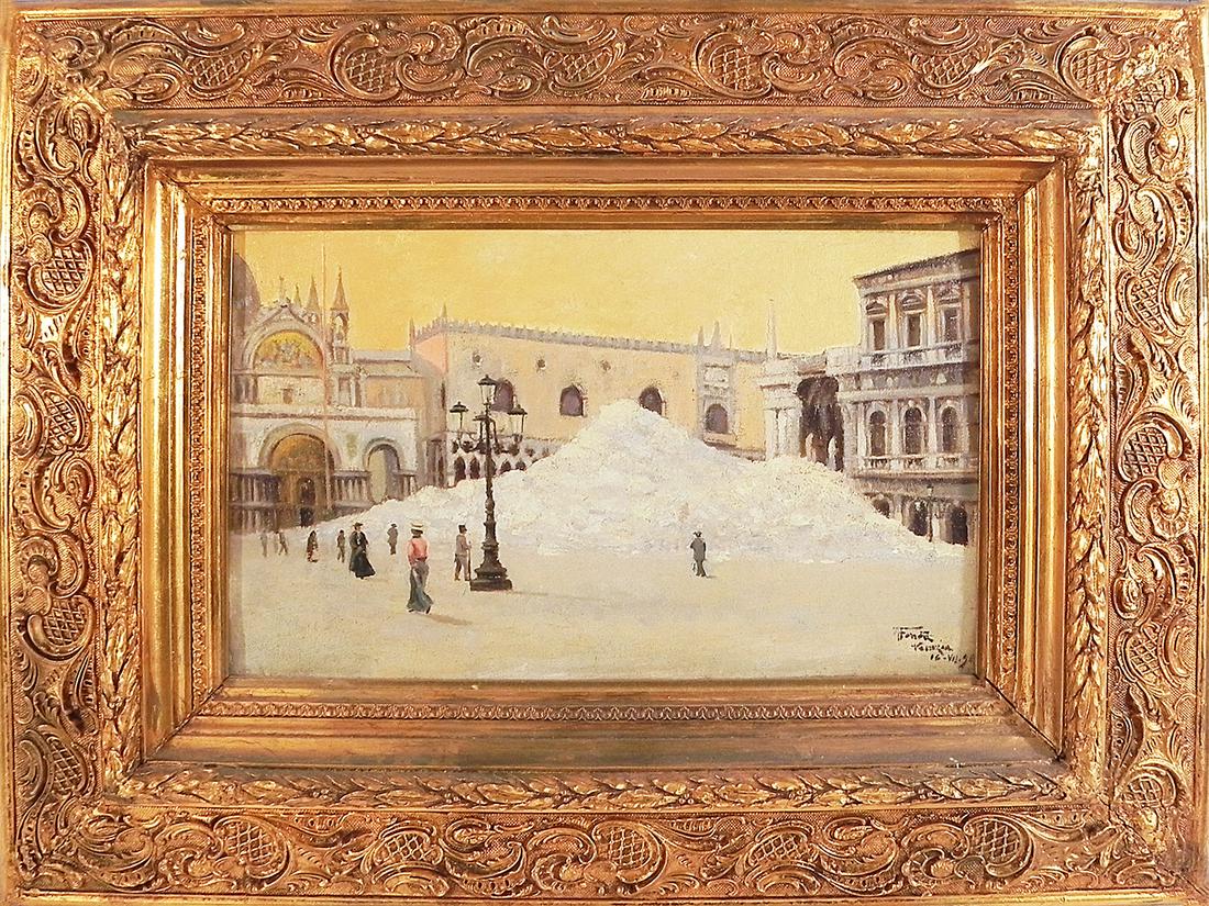 Italian School oil on canvas (1 of 3)