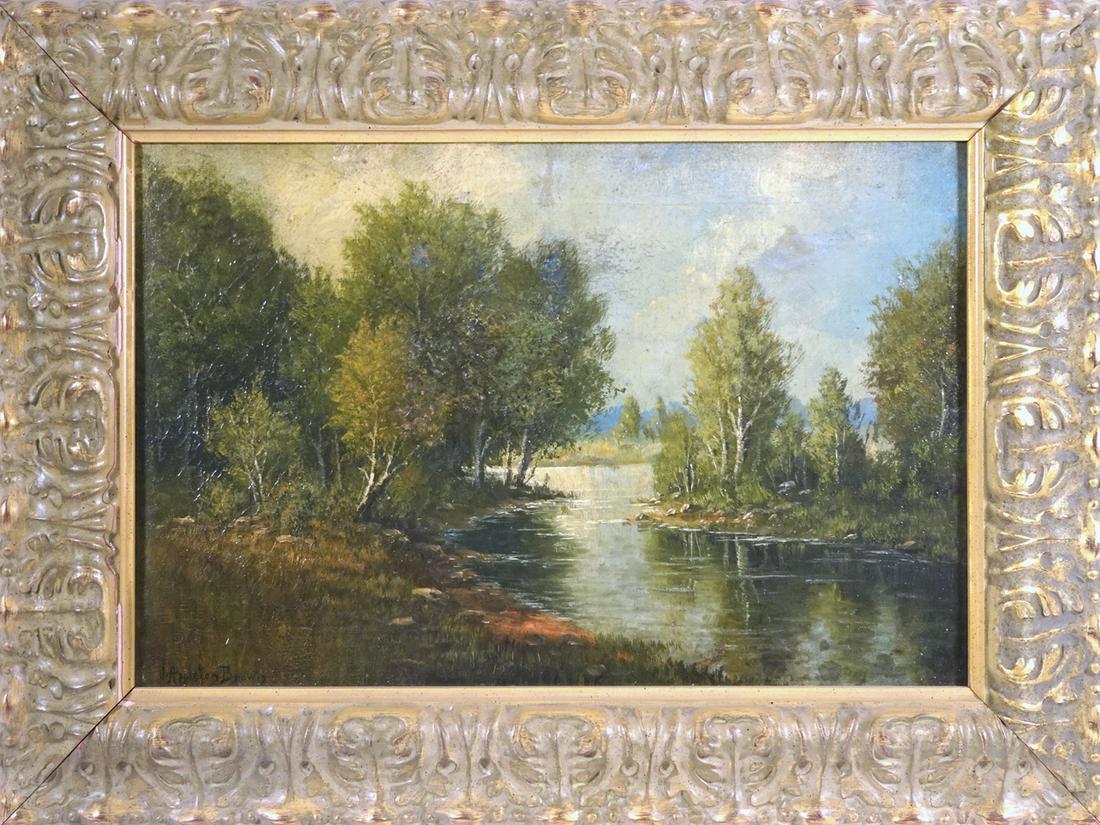 John Appleton Brown oil on canvas (1 of 2)