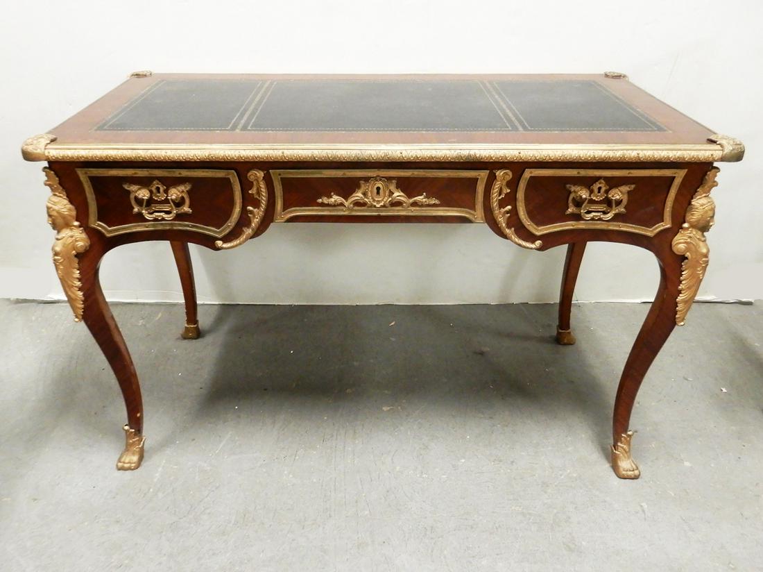 Rosewood Louis XV style desk (1 of 2)
