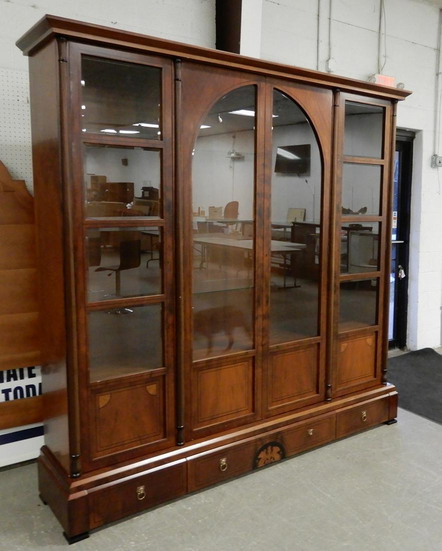Inlaid cherry bookcase (1 of 4)