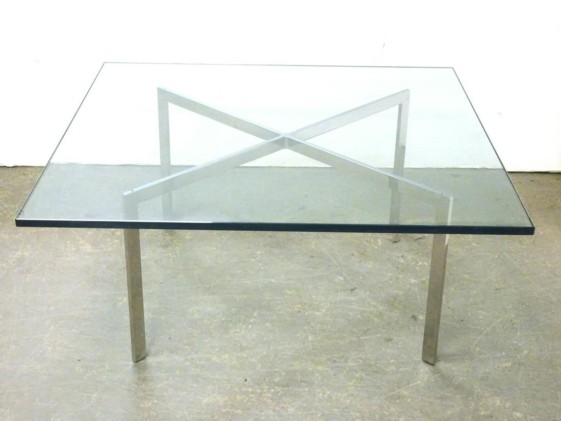 Barcelona table by Mies Van Der Rohe for Knoll (1 of 1)