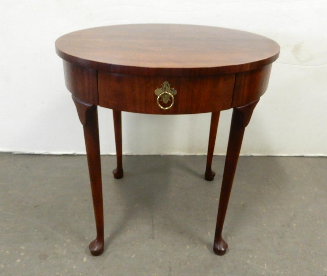 Baker round cherry table (1 of 2)