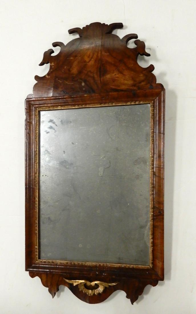 Walnut Chippendale mirror (1 of 1)