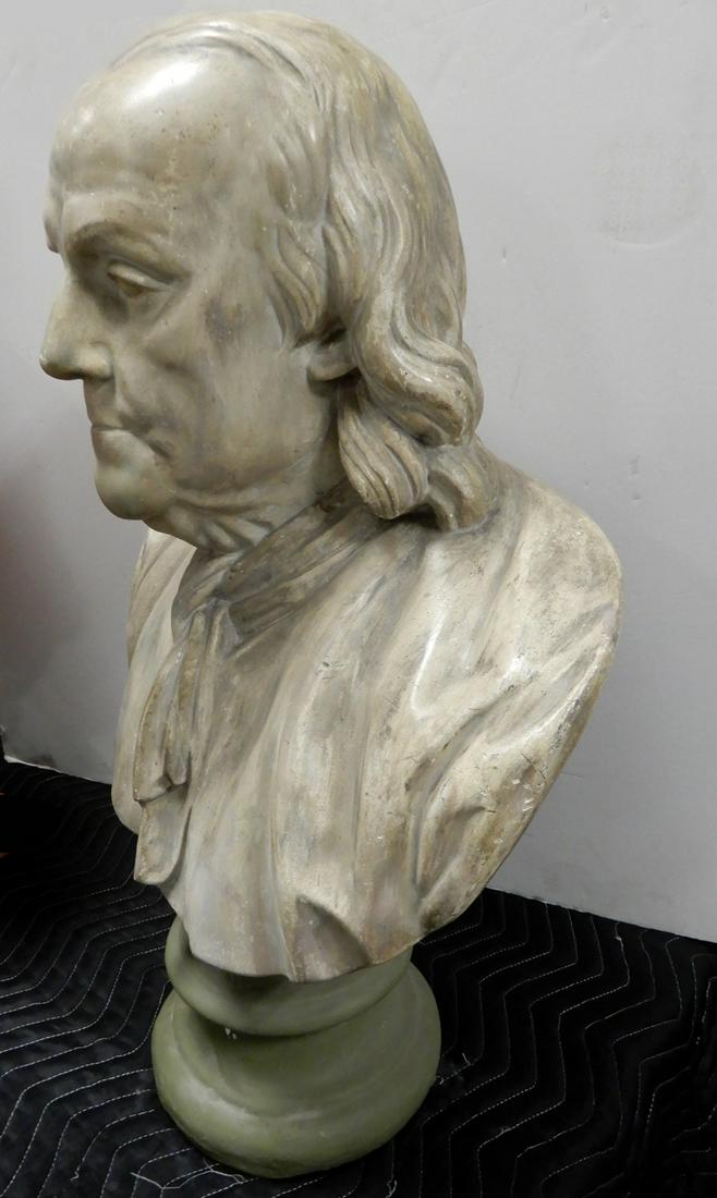 Plaster bust of Benjamin Franklin (1 of 2)