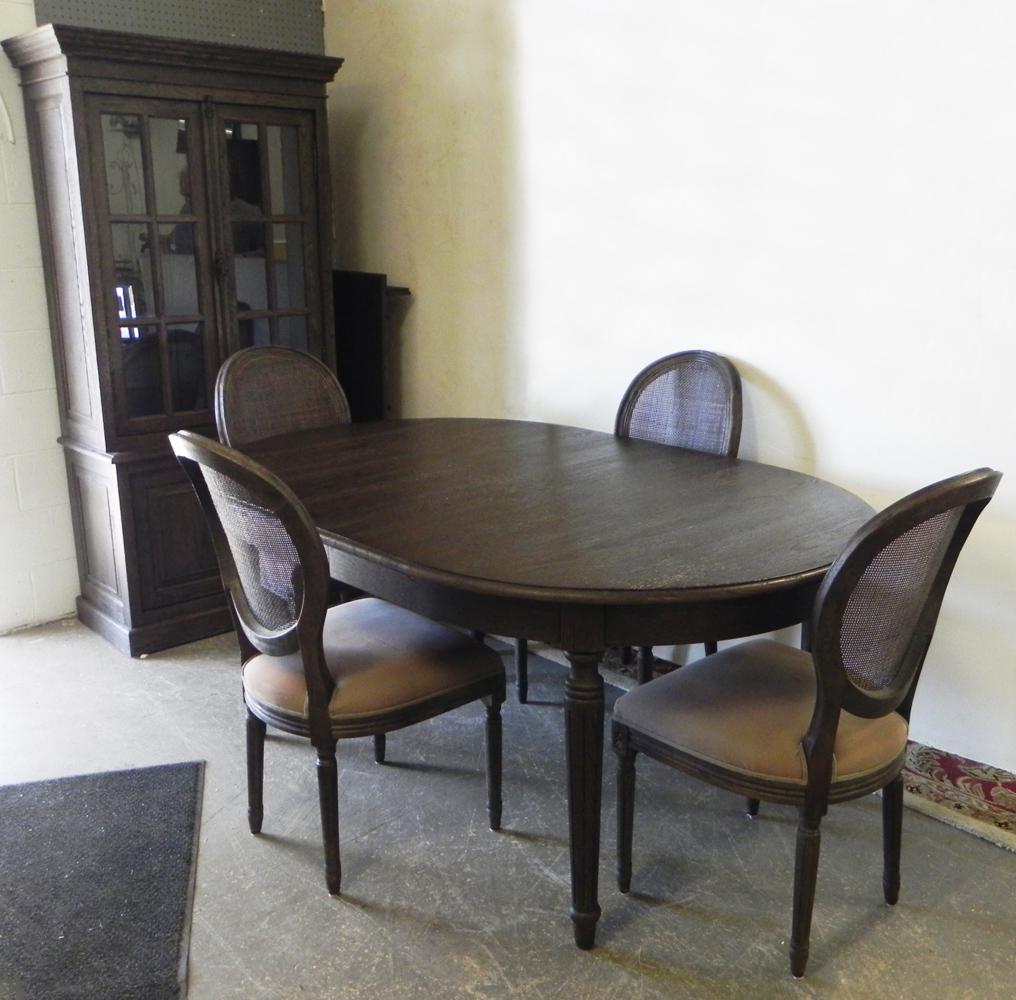 Restoration Hardware oak dining set (1 of 1)