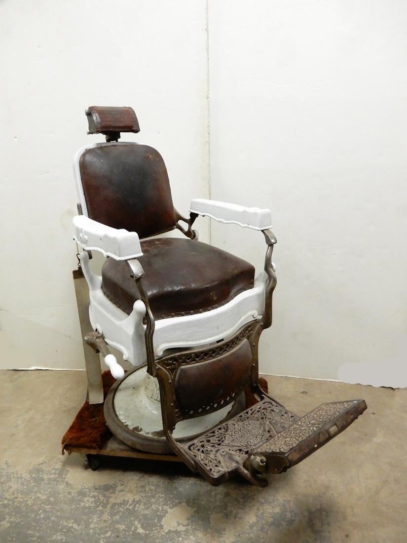 Koken porcelain barber chair (1 of 5)
