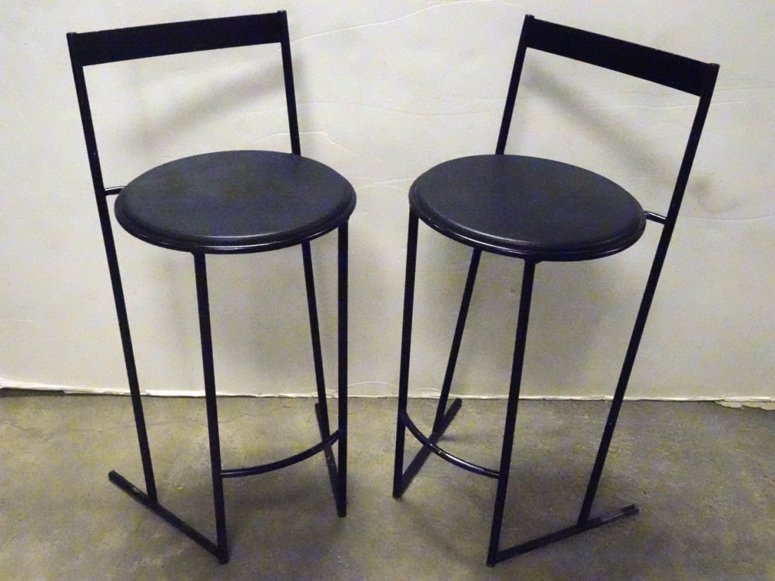 Set of four black Spaghetti stools (1 of 1)