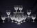 80: Set of eleven Waterford crystal water goblets "Coll