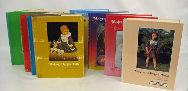 Eight volume set of "Modern Collector's Dolls", Se: Eight volume set of "Modern Collector's Dolls", Series One through Eight, all by Patricia R. Smith, First, through Fourth Series have original dust jackets, and "Modern Collector's Dolls Price Update"