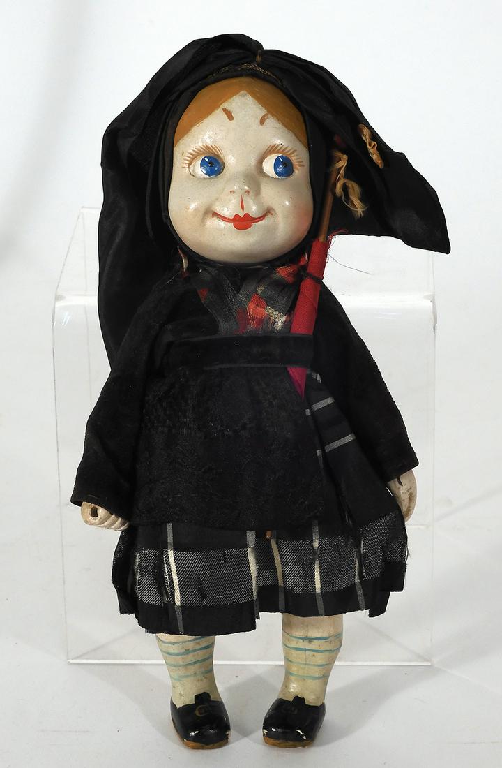 Antique French Googly eye 9” Gretel (1 of 5)