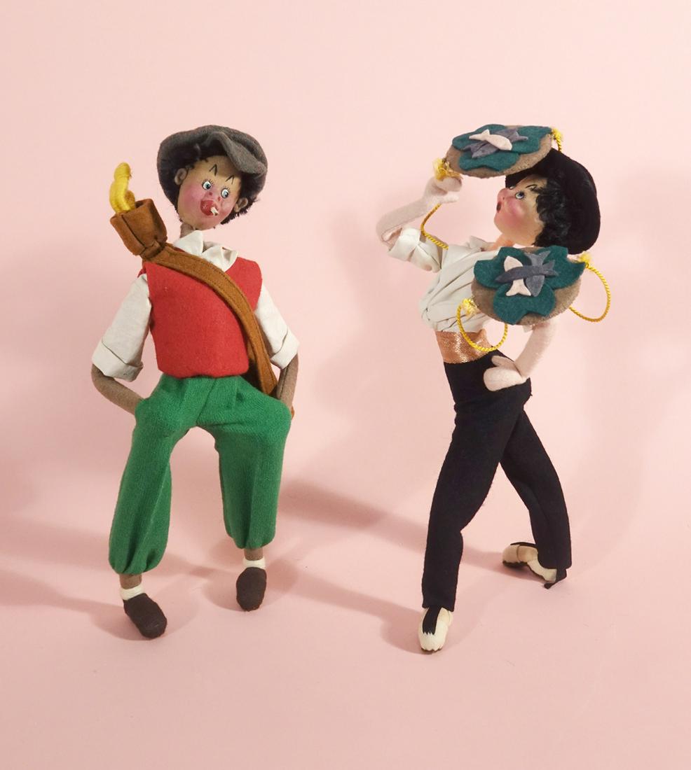 Two Klumpe felt character dolls (1 of 1)