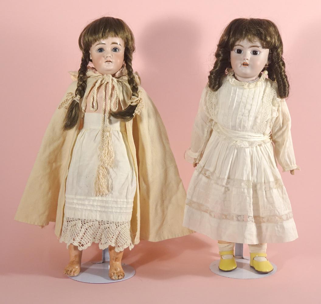 Two German bisque head dolls (1 of 7)