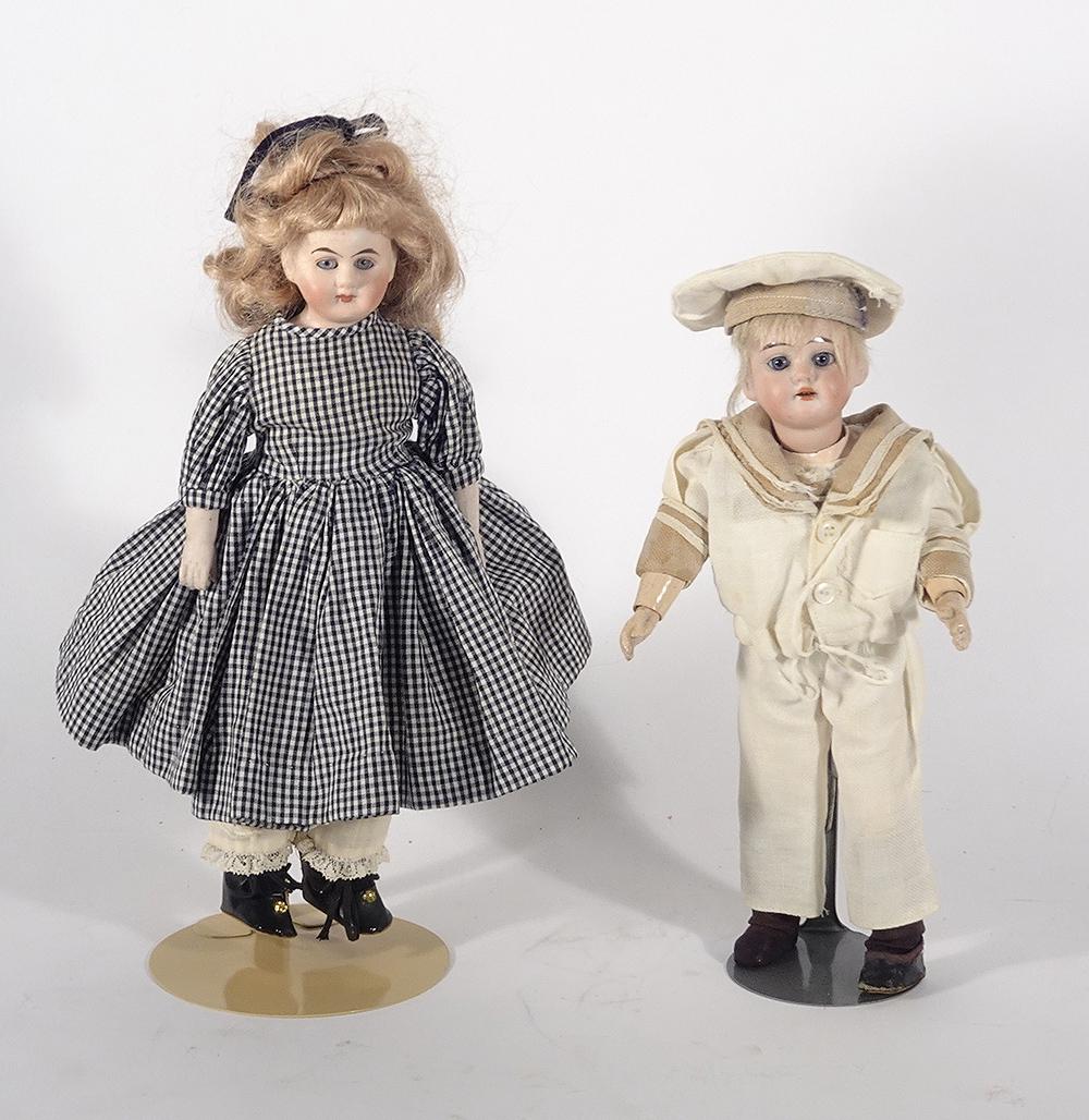 Two German bisque head dolls (1 of 5)