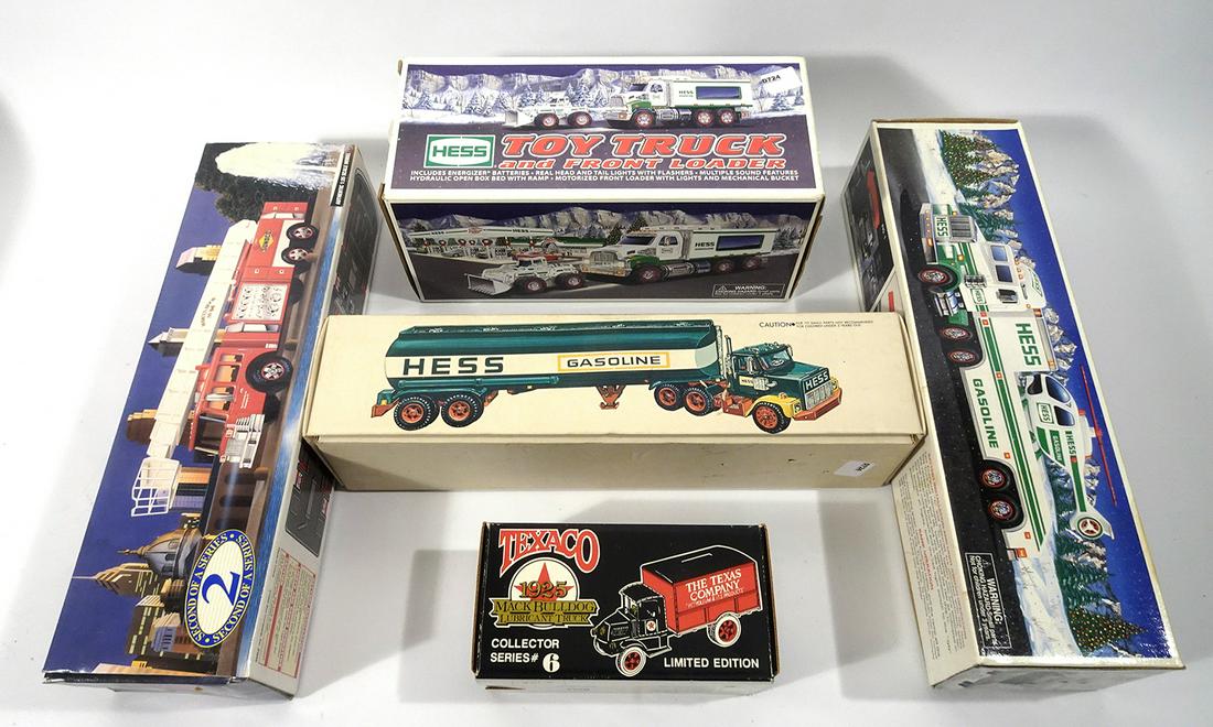 One group of gas station trucks in original boxes (1 of 1)