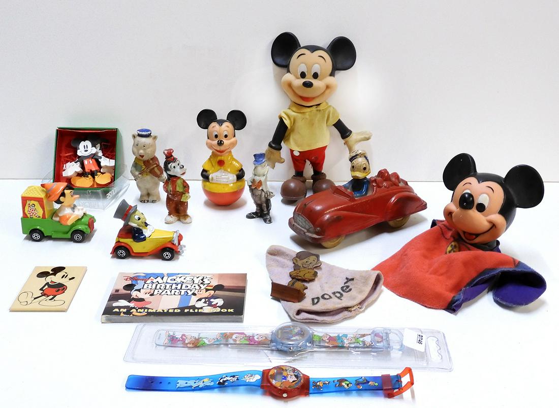 1950's-2000's Disney toys including Mickey (1 of 15)