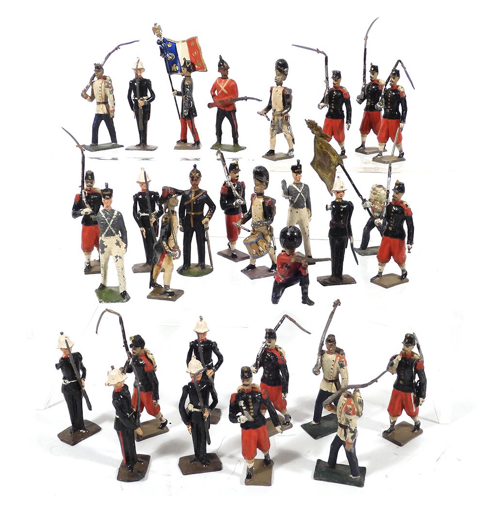 European style infantry of 18th century foot solders (1 of 3)