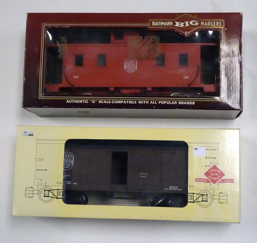 Two G gauge freight cars in original boxes (1 of 1)