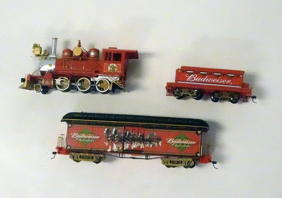 1990's Hawthorne Village ON3 gauge Budweiser steam (1 of 1)