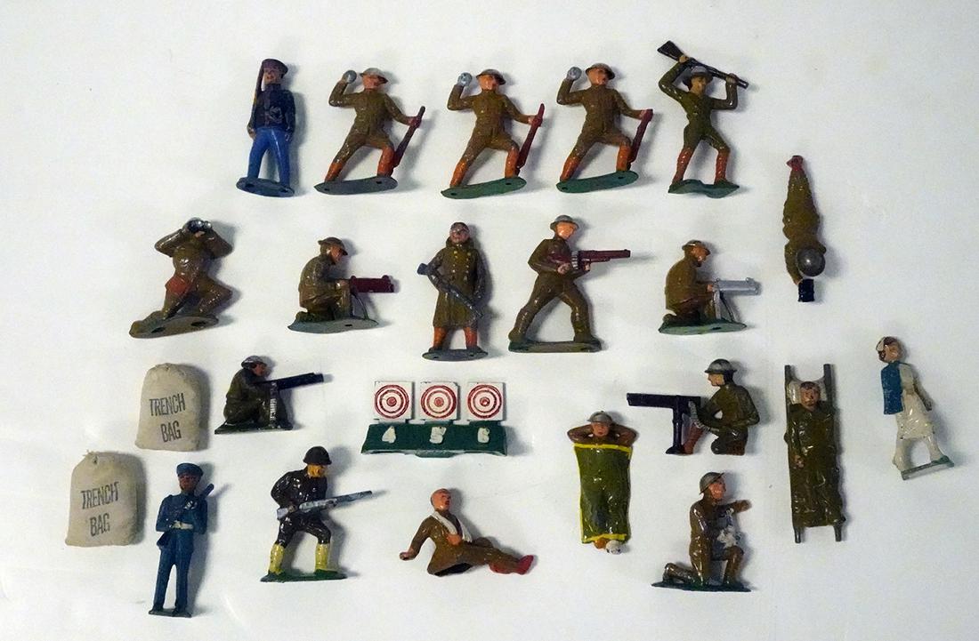 1930's-1950's metal cast figures  and accessories  by (1 of 1)