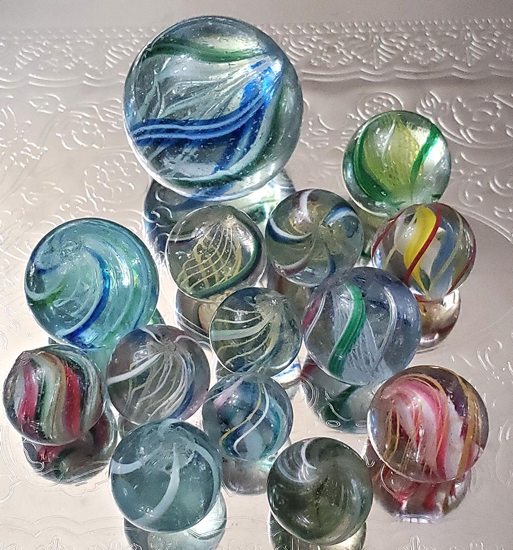 Antique Handmade German Marbles (1 of 9)