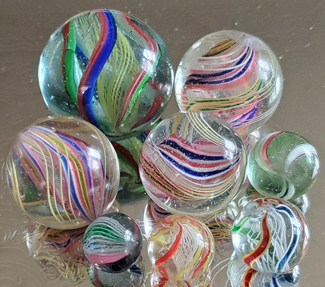 Antique Handmade German Marbles (1 of 10)