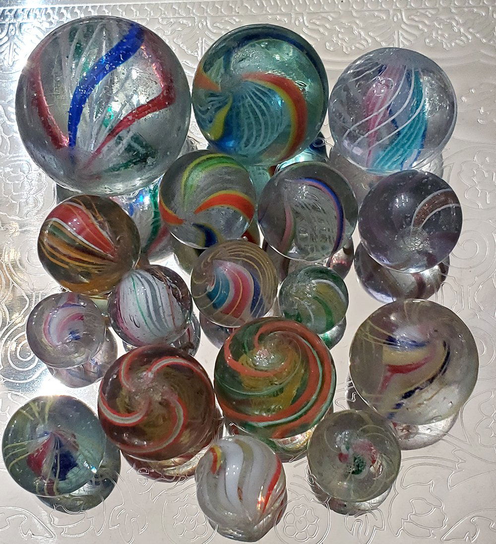Antique German Handmade Marbles (1 of 7)
