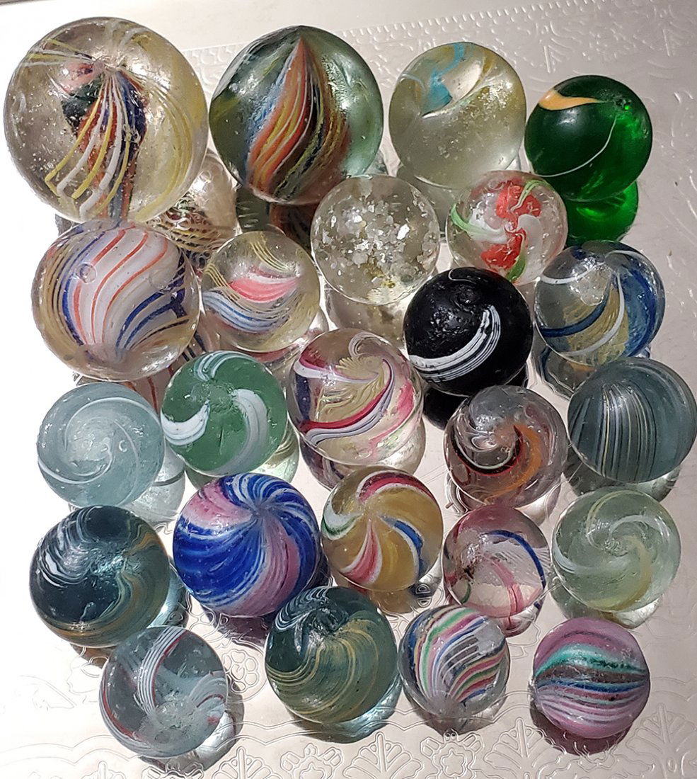 Antique Handmade German Marbles (1 of 12)