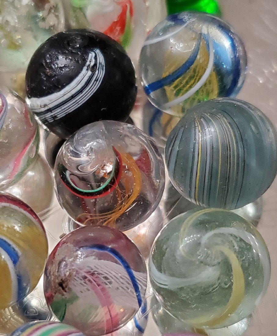 Antique Handmade German Marbles - 3