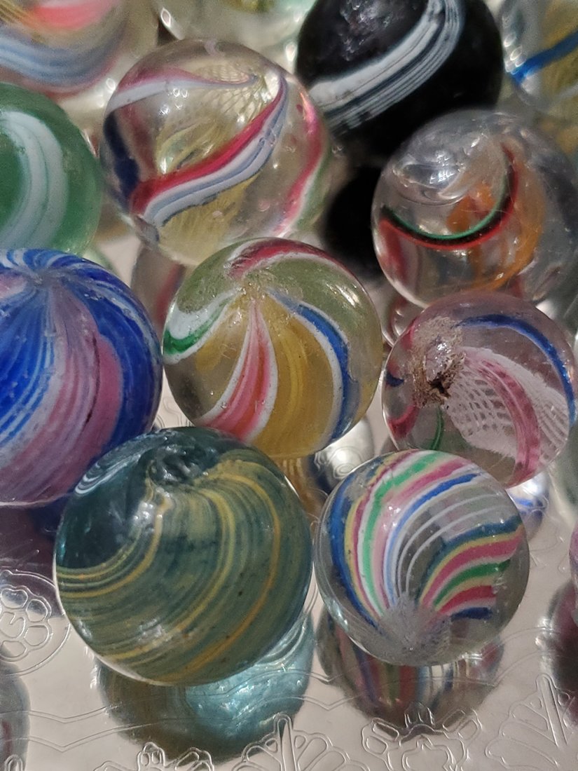 Antique Handmade German Marbles - 5