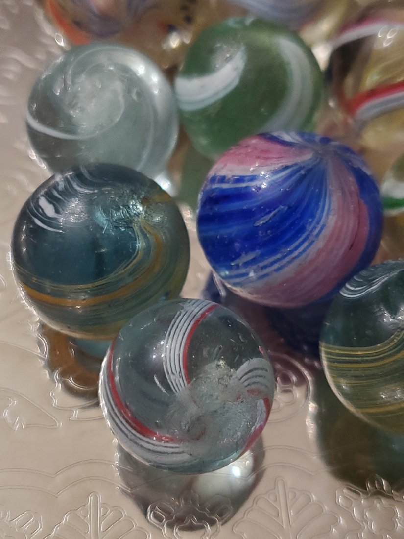 Antique Handmade German Marbles - 6