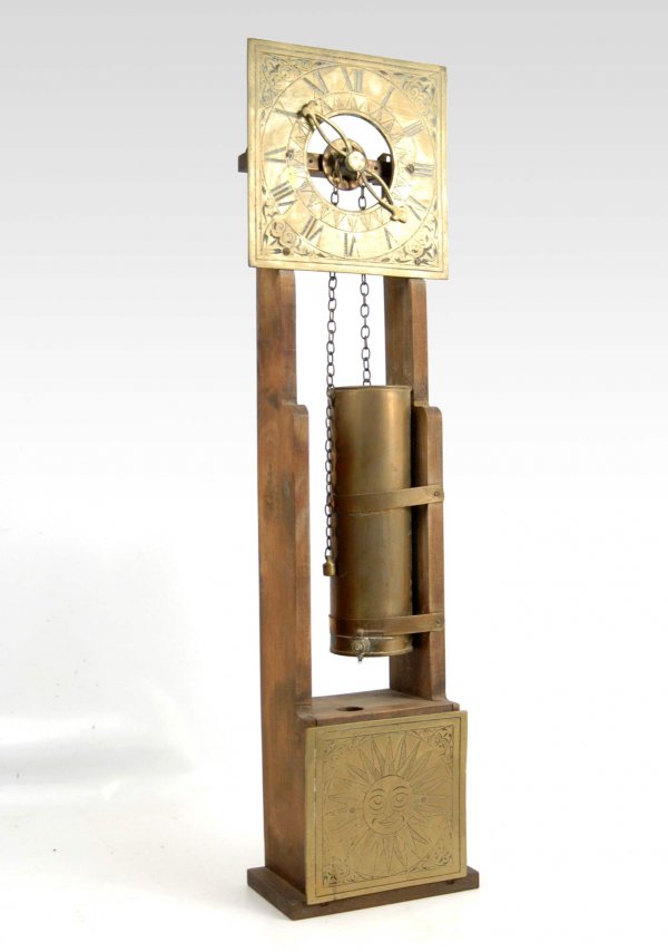 Brass water or Clepsydra clock, reproduction of an Apr 16, 2010