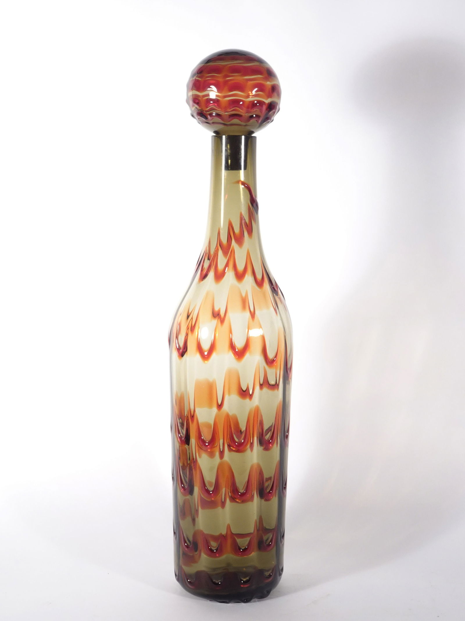 Mid Century Modern Blenko Style Bottle (1 of 1)