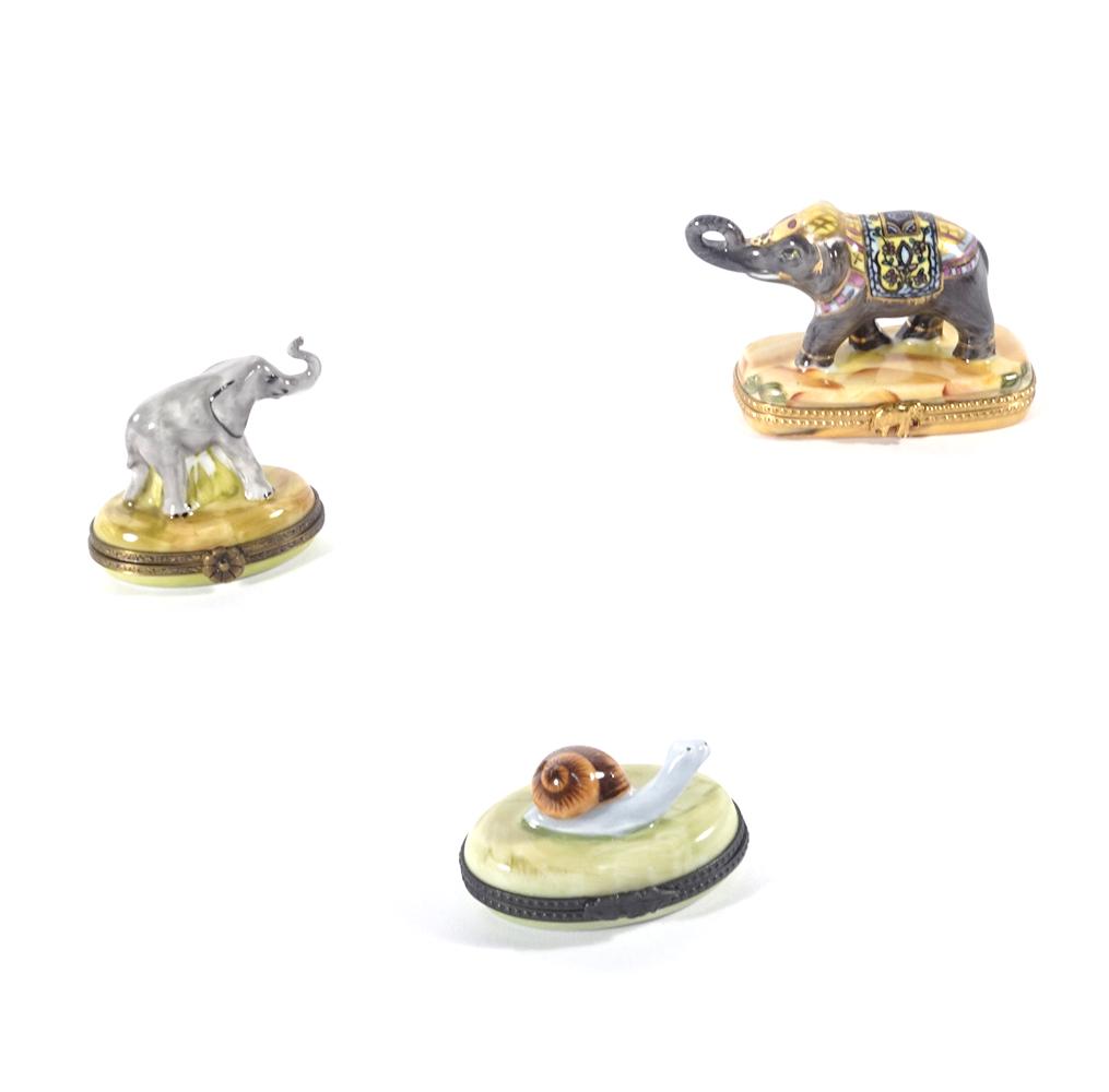 Limoges Peint Main Trinket Boxes (1 of 2)