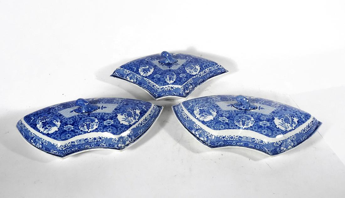 Three Piece Worcester Serving Dish Lot (1 of 4)