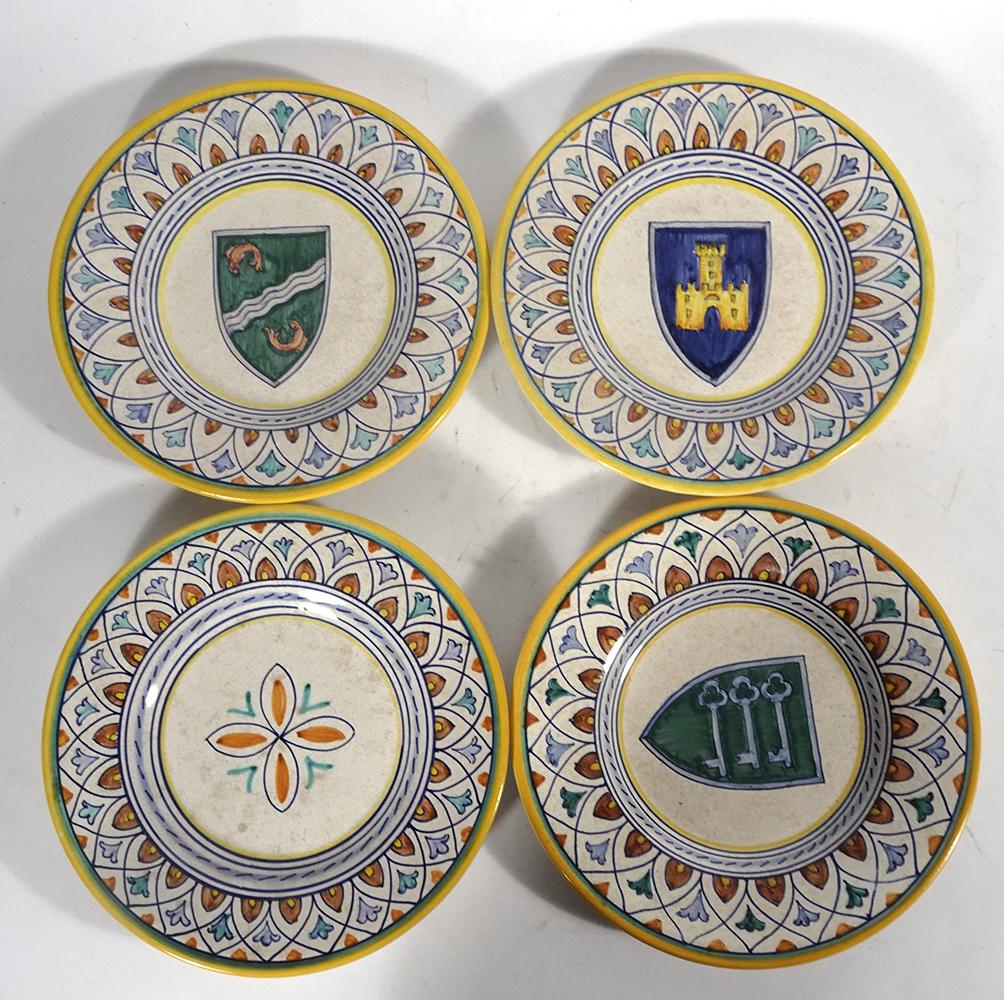 Sberna Deruta Italian Majolica Plates (1 of 3)