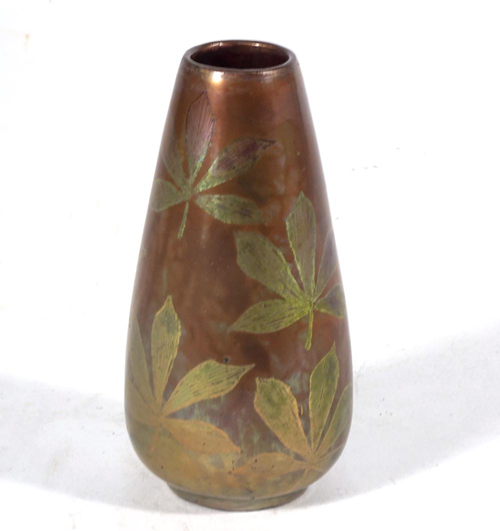 French Art Pottery Cabinet Vase (1 of 2)