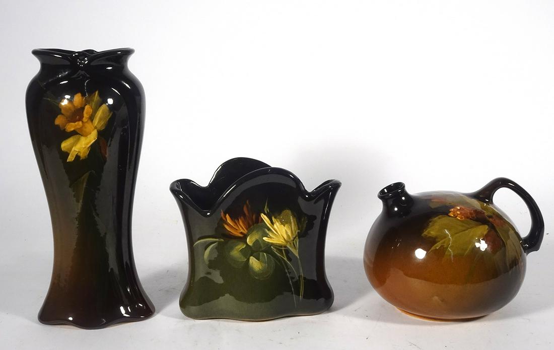 Three Piece American Art Pottery Grouping (1 of 9)