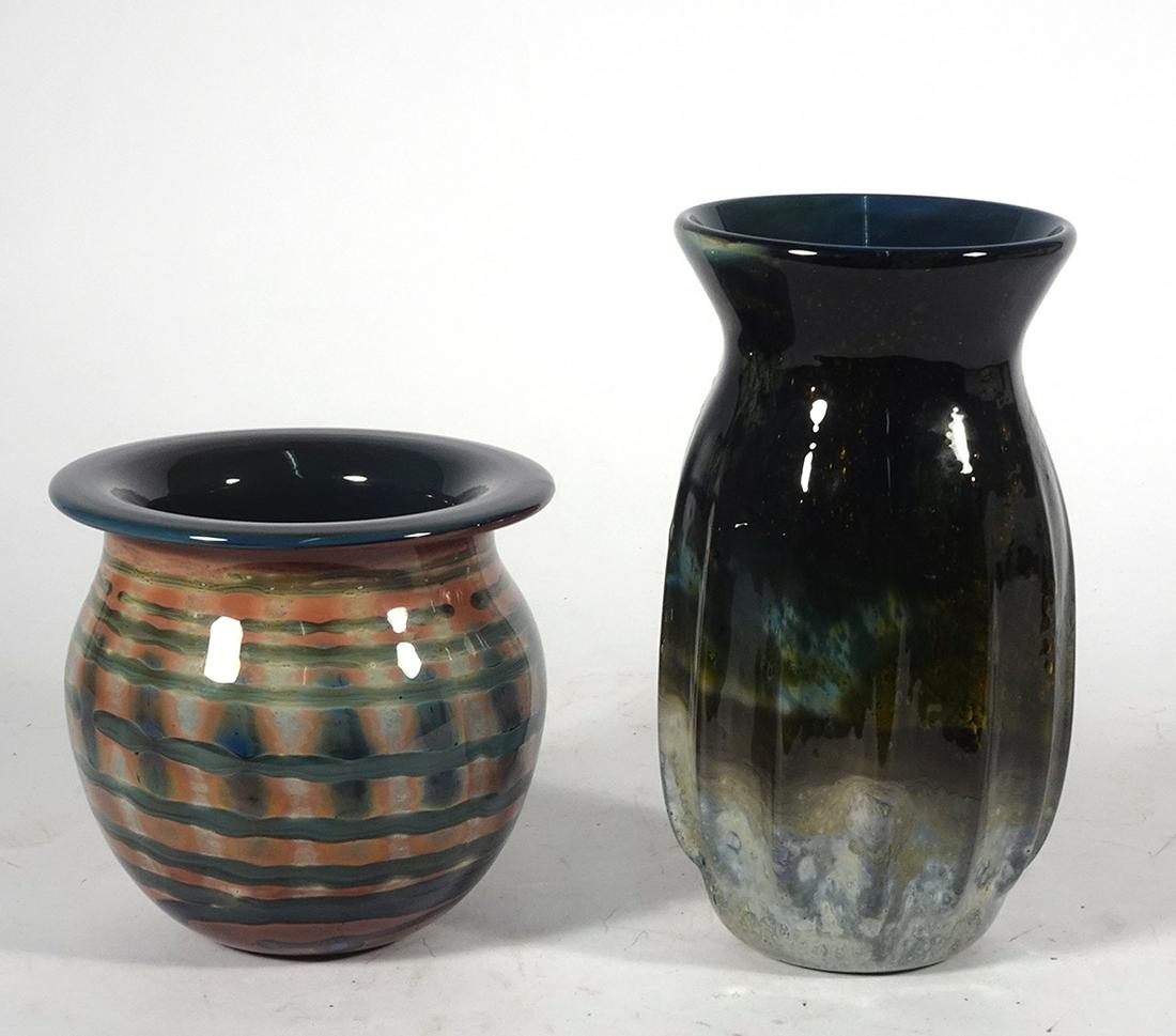 Donald Carlson Studio Art Glass Vase Grouping (1 of 5)