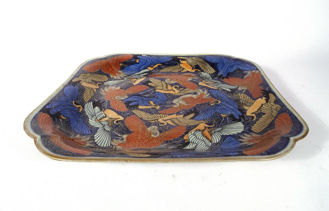 Antique Japanese Imari Porcelain Charger (1 of 3)