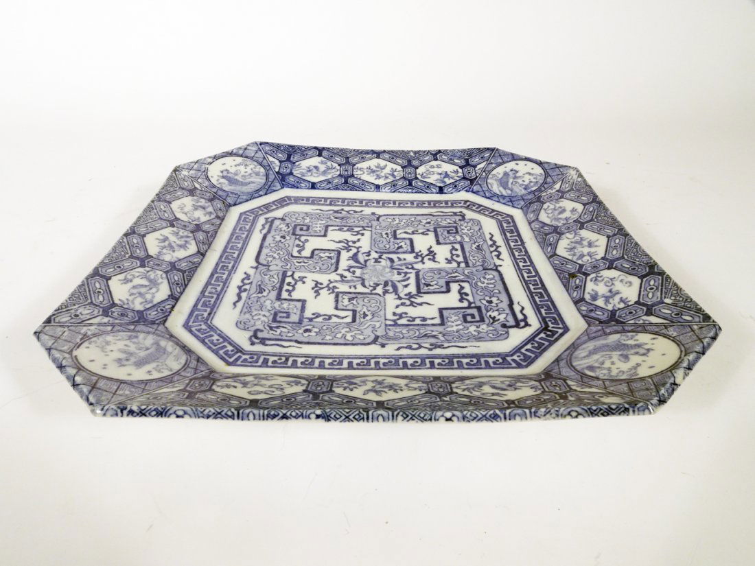 Antique Japanese Arita Porcelain Charger (1 of 2)