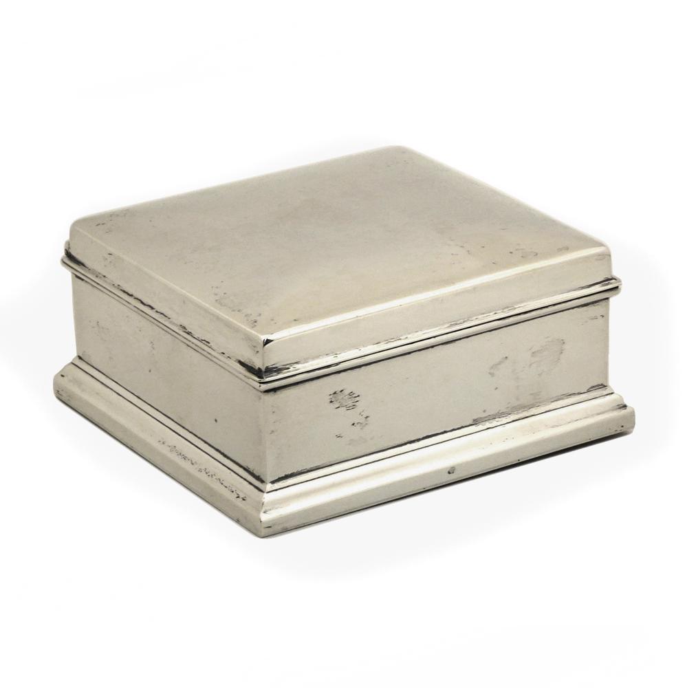 Sterling Silver Square Box (1 of 4)