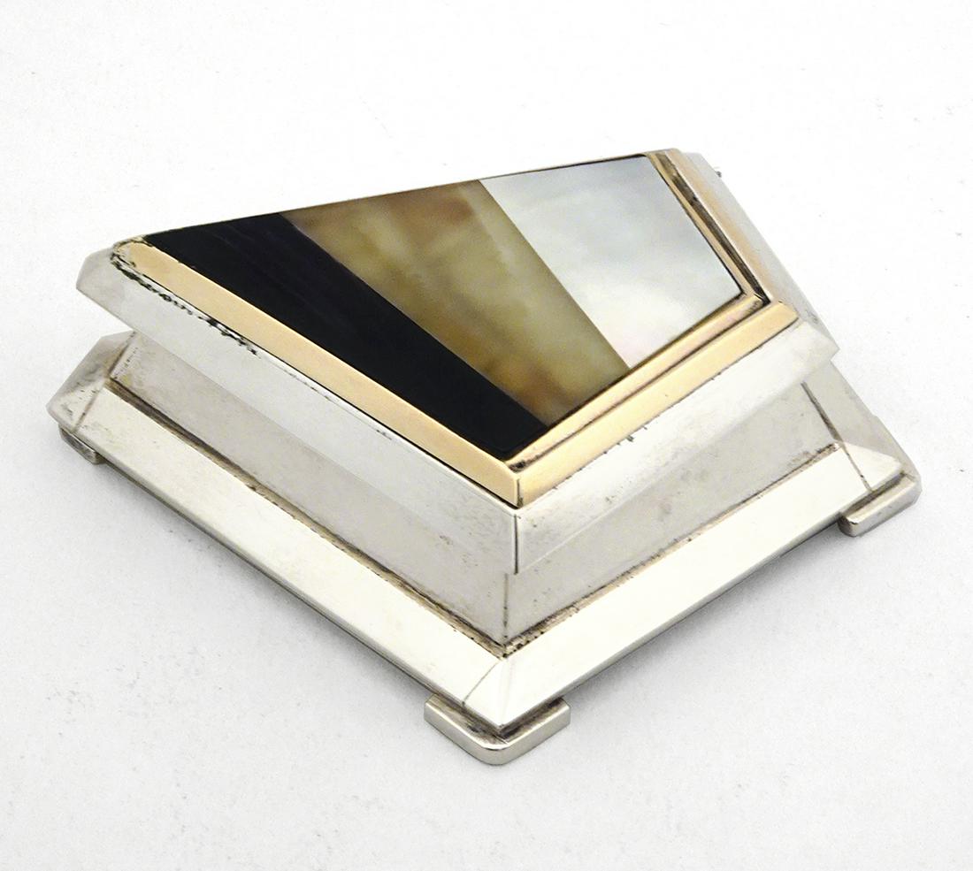 Artisan Signed Sterling Silver Box (1 of 3)