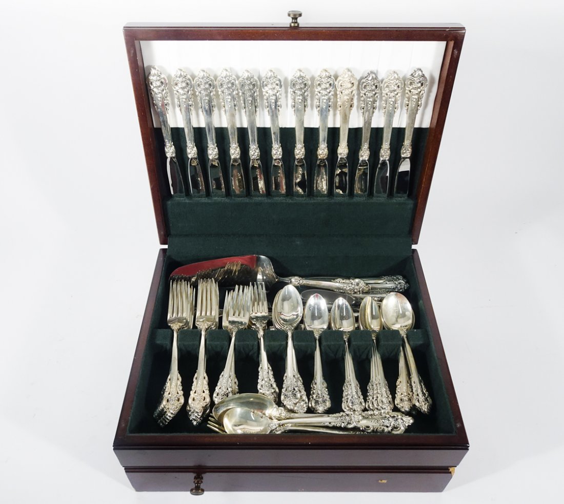 Wallace Sterling Silver Flatware Set (1 of 1)