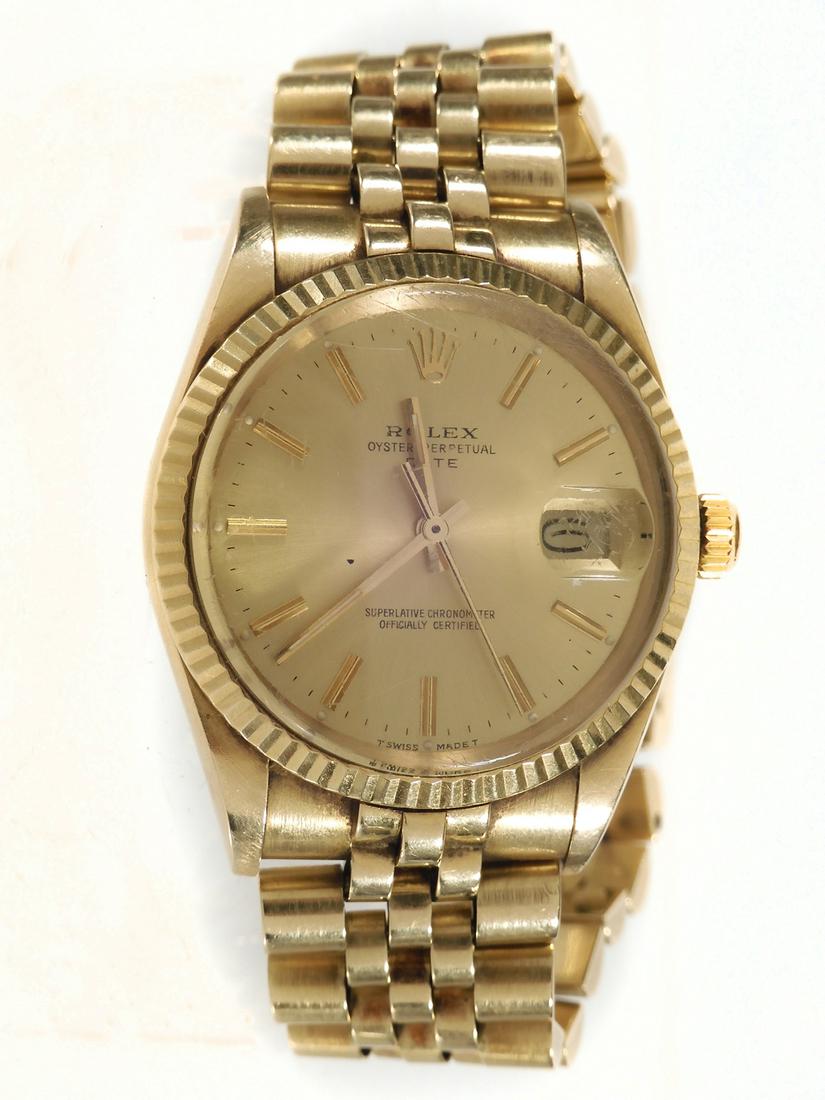 Rolex 14k gold gent's wristwatch (1 of 3)