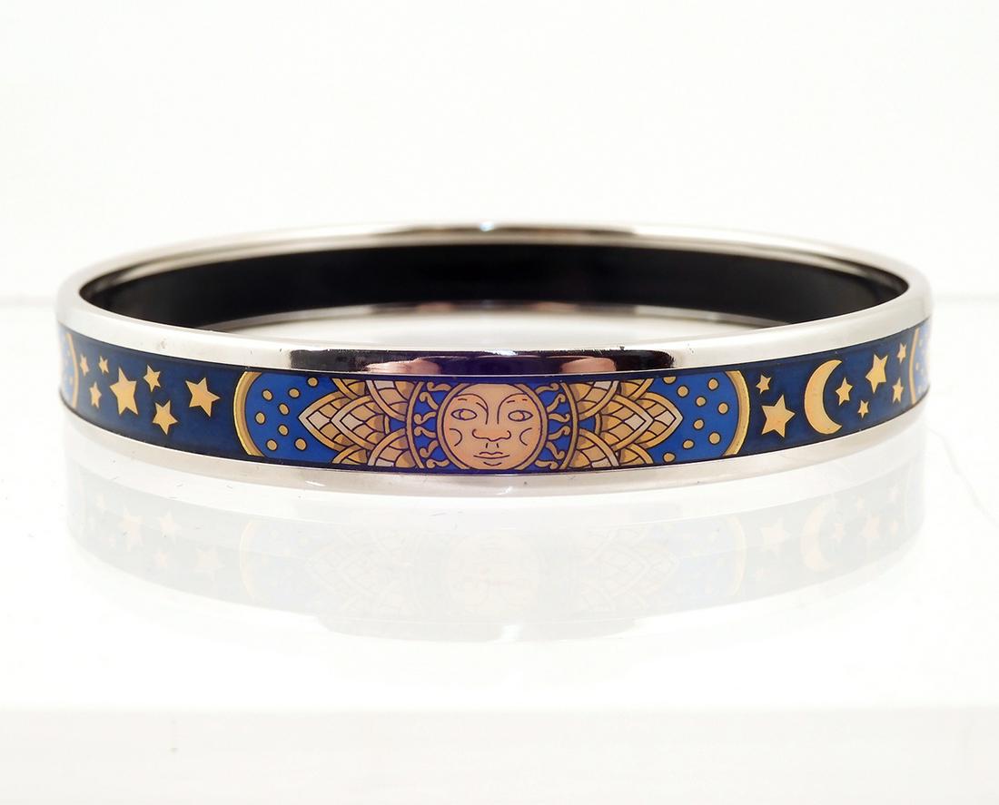Hermes Enamel Sun/Stars Bangle (1 of 4)