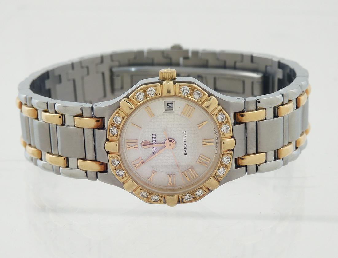 Concord Saratoga Watch Two-Tone Diamond Bezel (1 of 2)