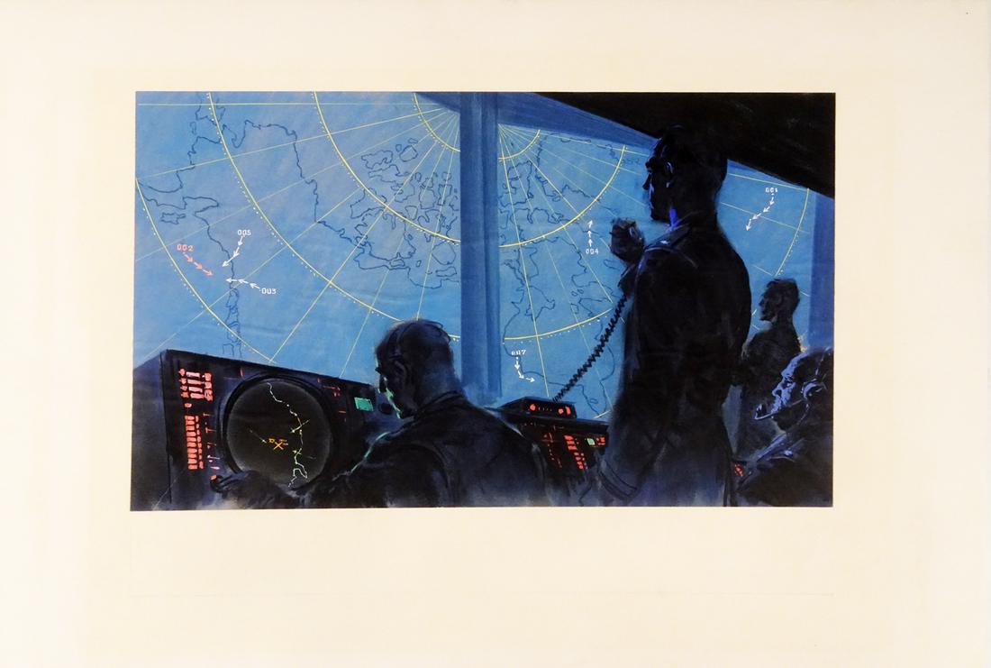 Davis Meltzer gouache on paper and gouache on (1 of 4)